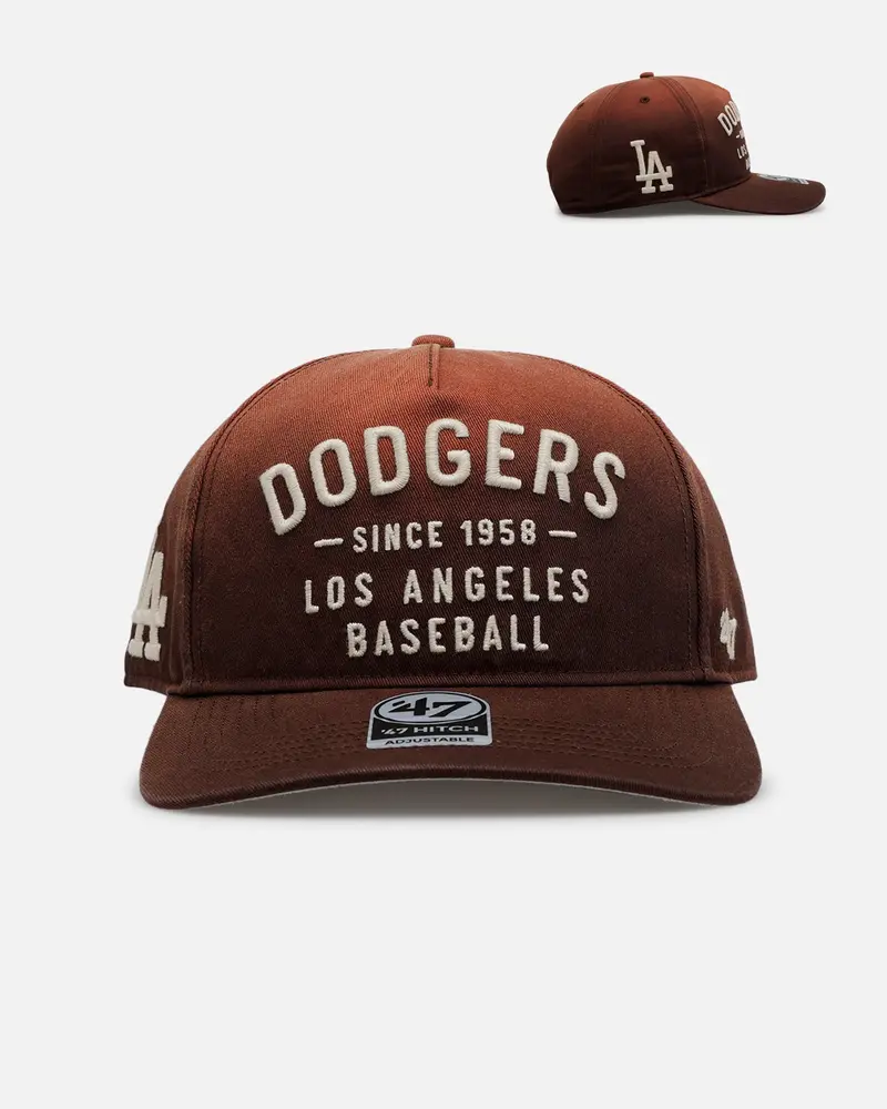 47 Brand Los Angeles Dodgers 'Dusted' 47 Hitch Snapback Brown 1