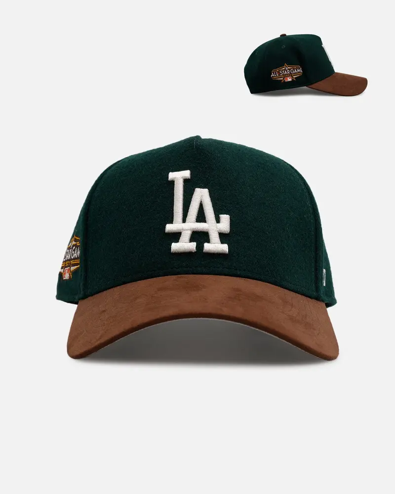 47 Brand Los Angeles Dodgers 'Fall Leaves' 47 Offside Snapback Green/Brown 1