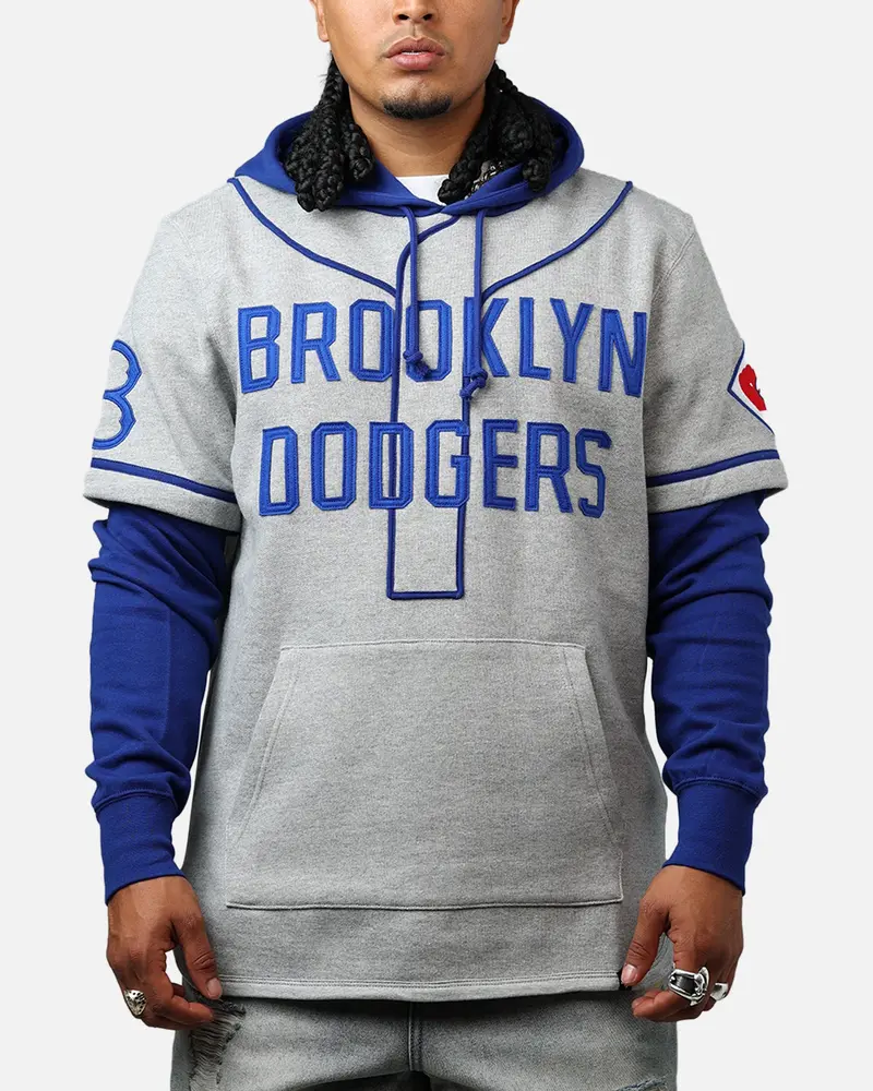 47 Brand Los Angeles Dodgers Game Hoodie Grey/Navy 1