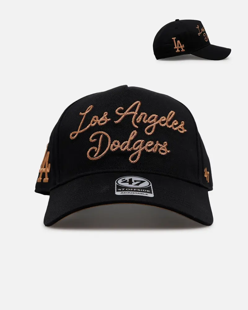 47 Brand Los Angeles Dodgers 'Round Em Up' '47 Offside Snapback Black 1