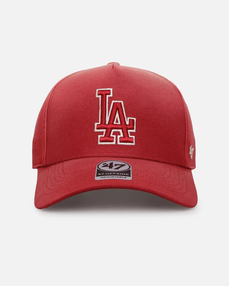 47 Brand Los Angeles Dodgers 'Sunbleach' 47 Offside Snapback Cayenne 1