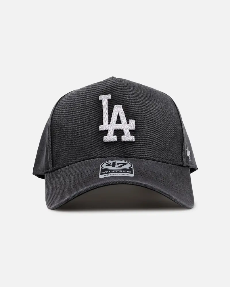 47 Brand Los Angeles Dodgers 'Washed Black' Offside Dt Snapback Washed Black 1