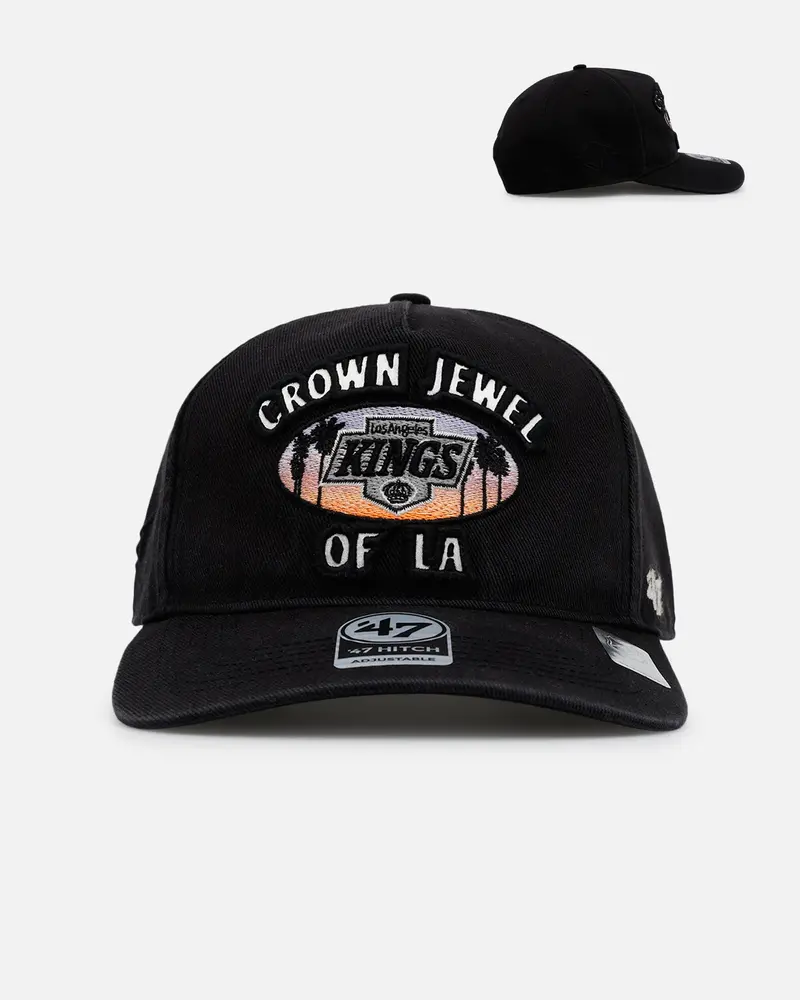 47 Brand Los Angeles Kings 'Nhl Trophy Case' Premium Hitch Snapback Black 1