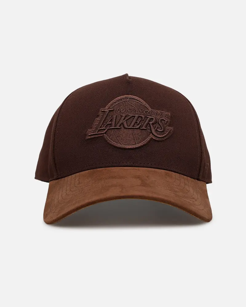 47 Brand Los Angeles Lakers 'Chocolate Pie' Offside Snapback Chocolate 1