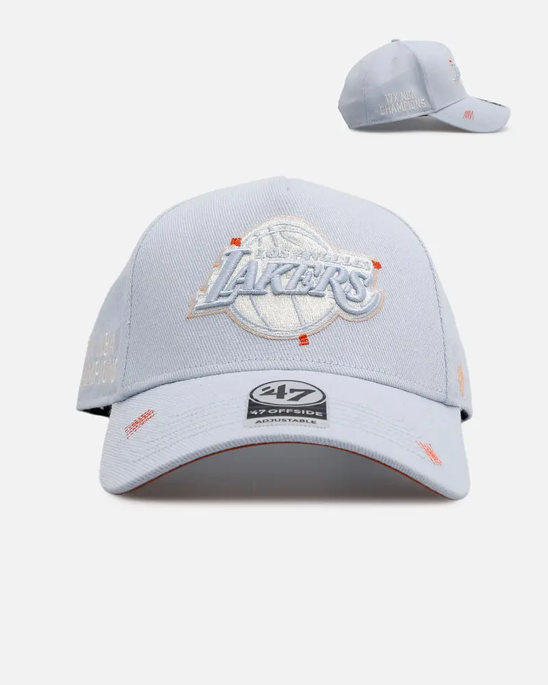 47 Brand Los Angeles Lakers 'Overstitch' 47 Offside Snapback Light Blue 1
