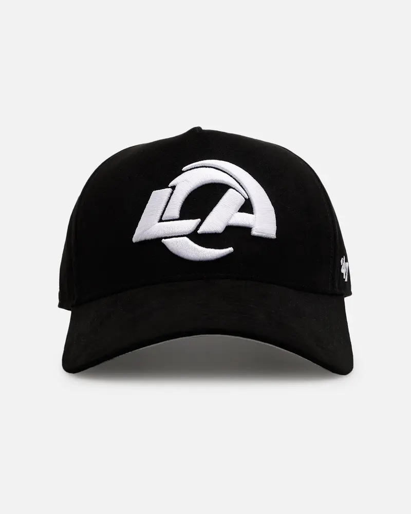 47 Brand Los Angeles Rams 'Ultrasuede' 47 Mvp Strapback Black/White 1