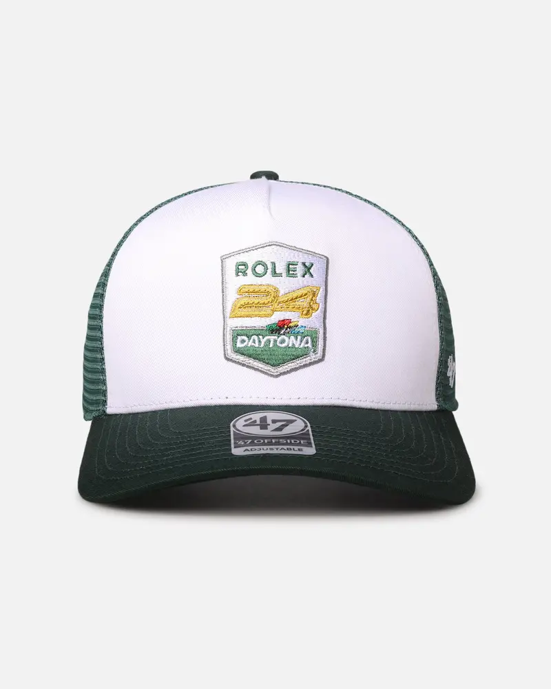 47 Brand Nascar 47 Offside Dt Trucker Snapback White/Dark Green 1