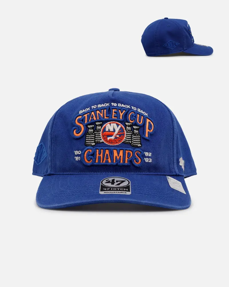 47 Brand New York Islanders 'Nhl Trophy Case' Premium Hitch Snapback Blue 1