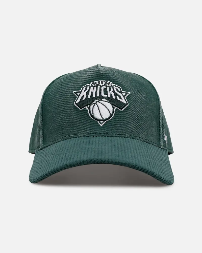 47 Brand New York Knicks 'Apollo Cord Dark Green' 47 Offside Snapback Dark Green 1