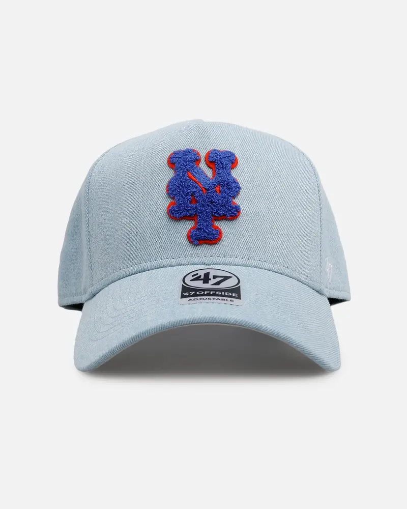 47 Brand New York Mets 'Denim Chenille' 47 Offside Snapback Denim 1