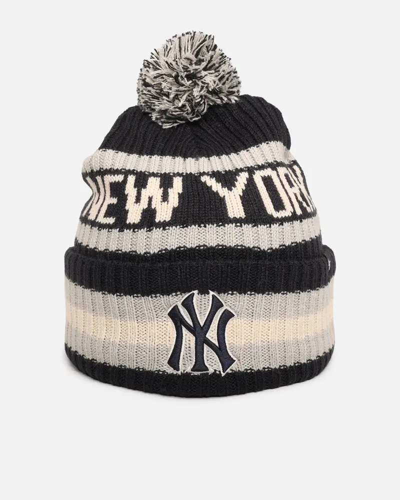47 Brand New York Yankees 47 Cuff Knit Beanie Navy 1