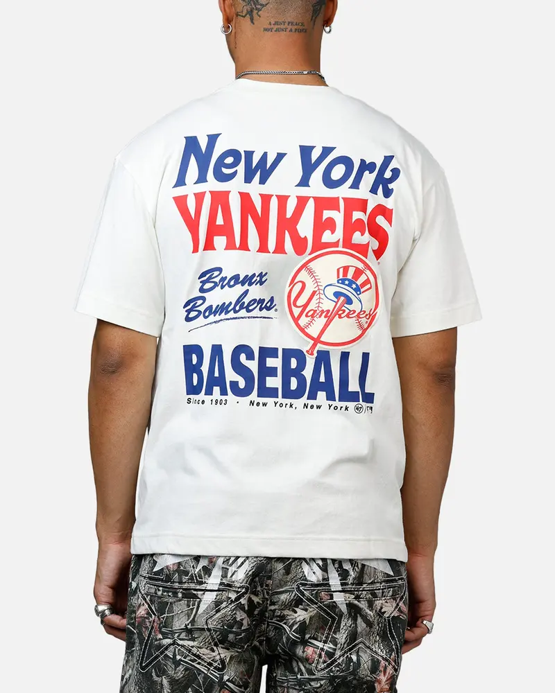 47 Brand New York Yankees All Fire T-Shirt White 1
