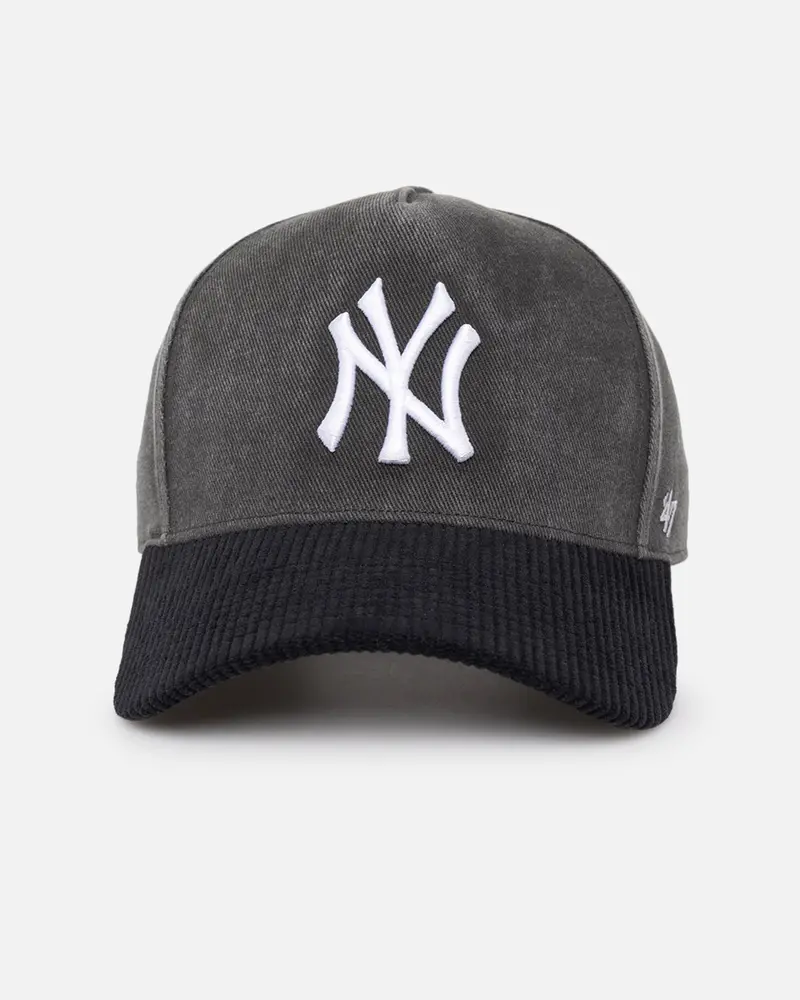 47 Brand New York Yankees 'Apollo Corduroy' Offside Dt Snapback Black 1