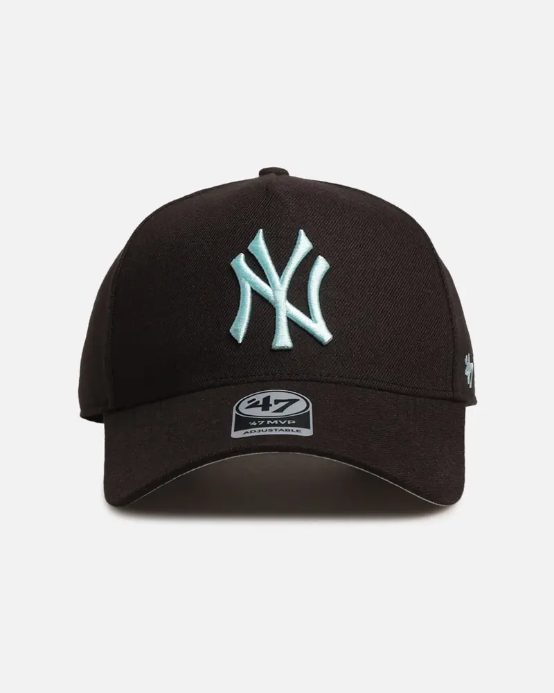 47 Brand New York Yankees 'Black Turquoise' 47 Mvp Snapback Black/Turquoise 1