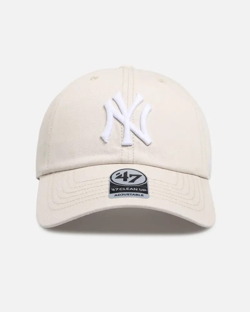 47 Brand New York Yankees 'Lakeshore' 47 Clean Up Strapback Natural 1