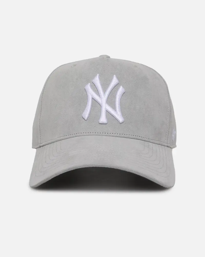 47 Brand New York Yankees 'Ultrasuede' '47 Mvp Dt Strapback Gray/White 1