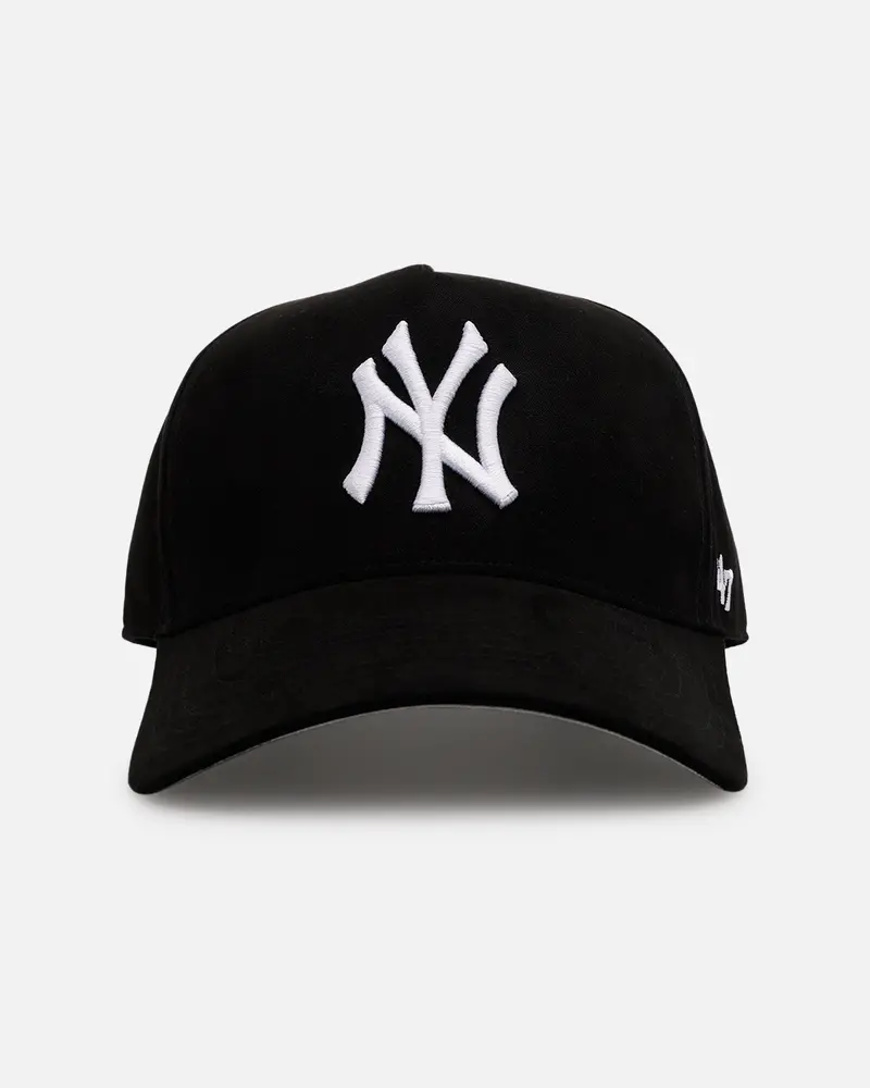 47 Brand New York Yankees 'Ultrasuede' 47 Mvp Strapback Black/White 1