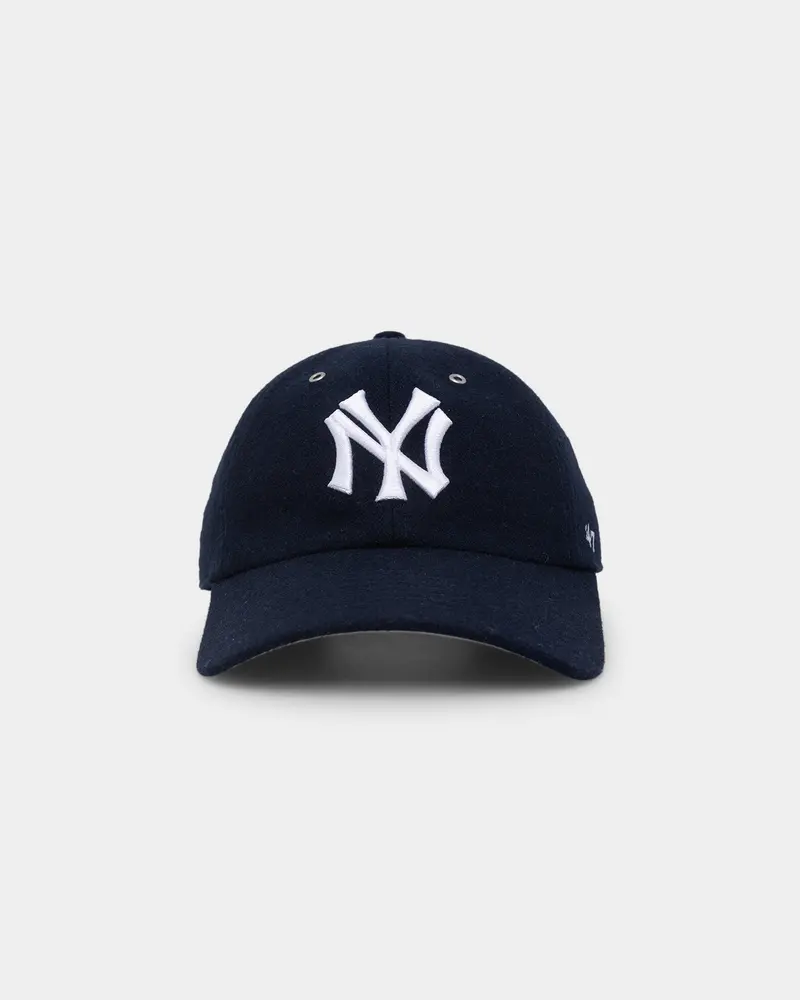 47 Brand New York Yankees Wooly '47 Clean Up Strapback Navy 1