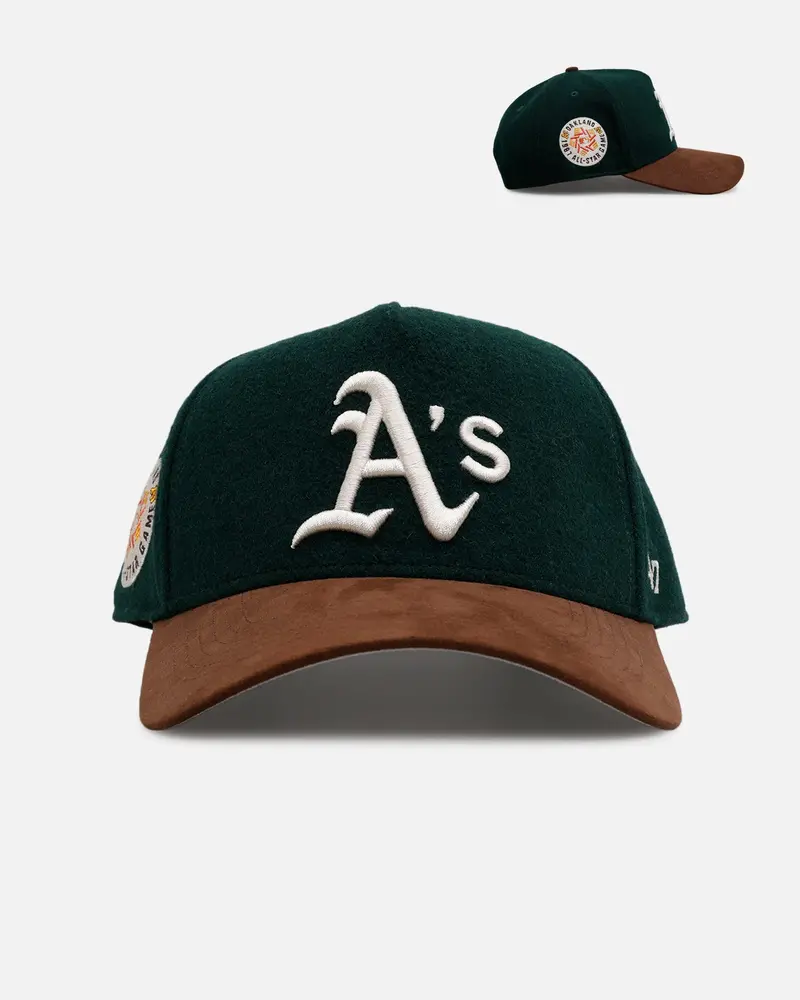 47 Brand Oakland Athletics 'Fall Leaves' 47 Offside Snapback Green/Brown 1
