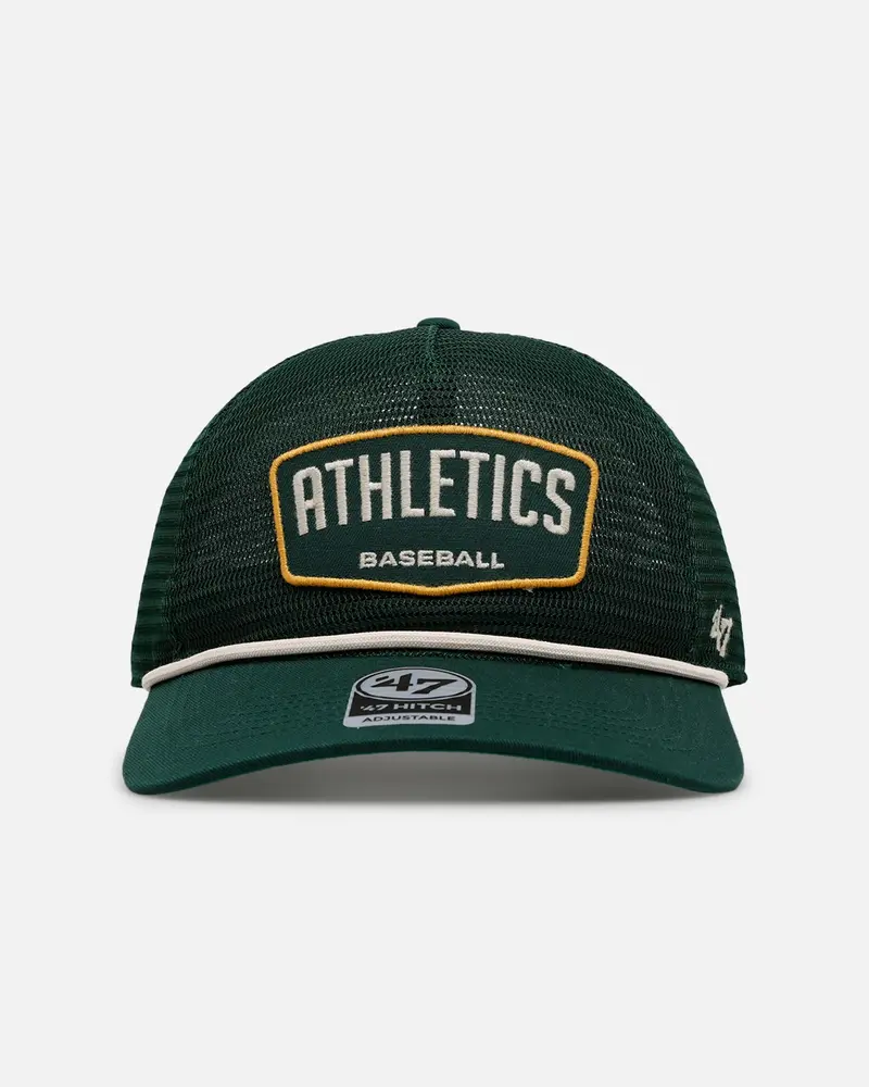 47 Brand Oakland Athletics 'Mesh' Hitch Trucker Snapback Green 1
