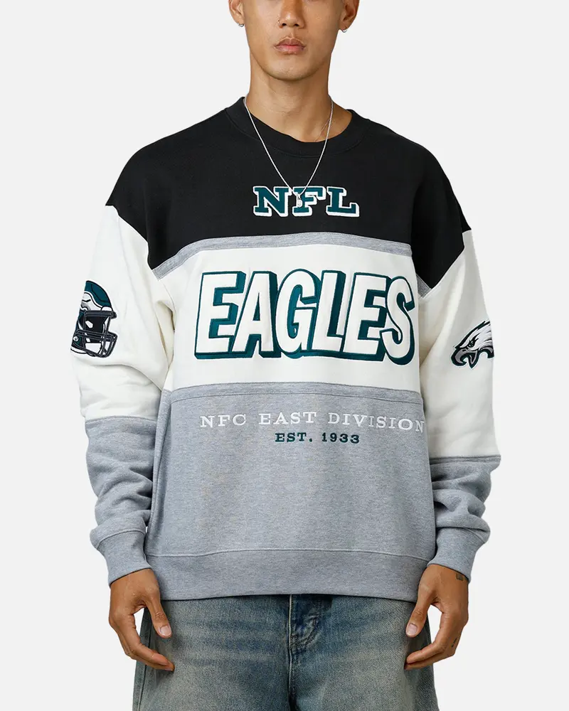 47 Brand Philadelphia Eagles Maximalist Crewneck Black/Green 1