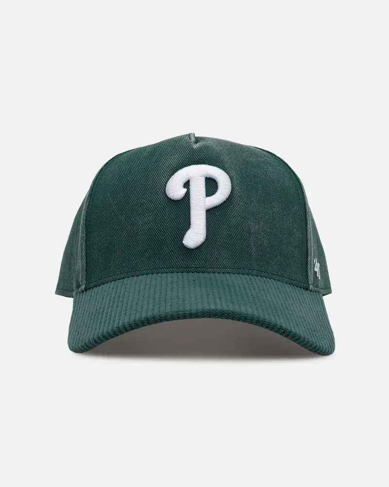 47 Brand Philadelphia Phillies 'Apollo Cord Dark Green' 47 Offside Snapback Dark Green 1