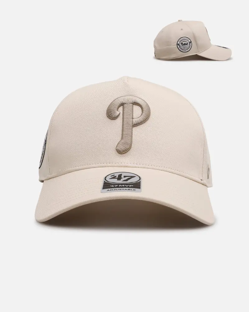 47 Brand Philadelphia Phillies 'Caramel Swirl' Mvp Snapback Natural/Khaki 1