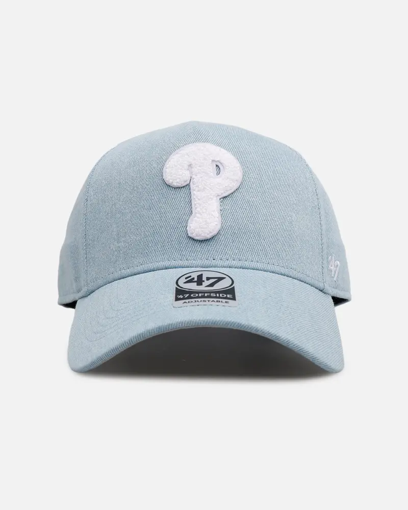 47 Brand Philadelphia Phillies 'Denim Chenille' 47 Offside Snapback Denim 1