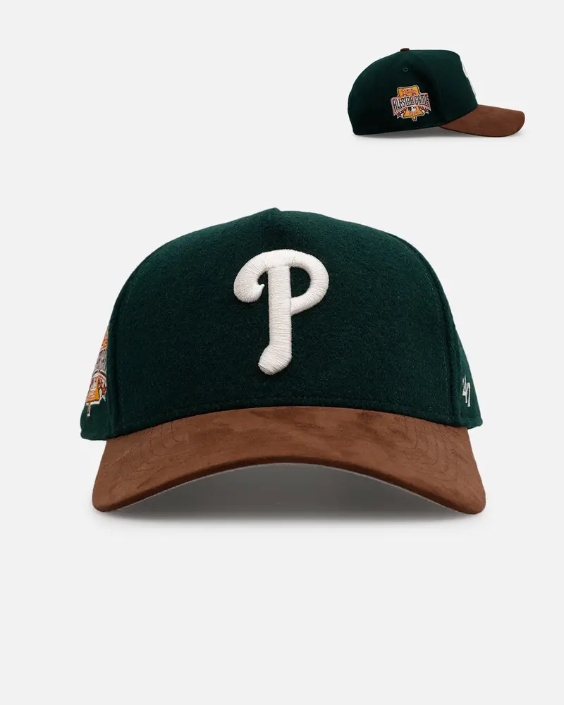 47 Brand Philadelphia Phillies 'Fall Leaves' 47 Offside Snapback Green/Brown 1