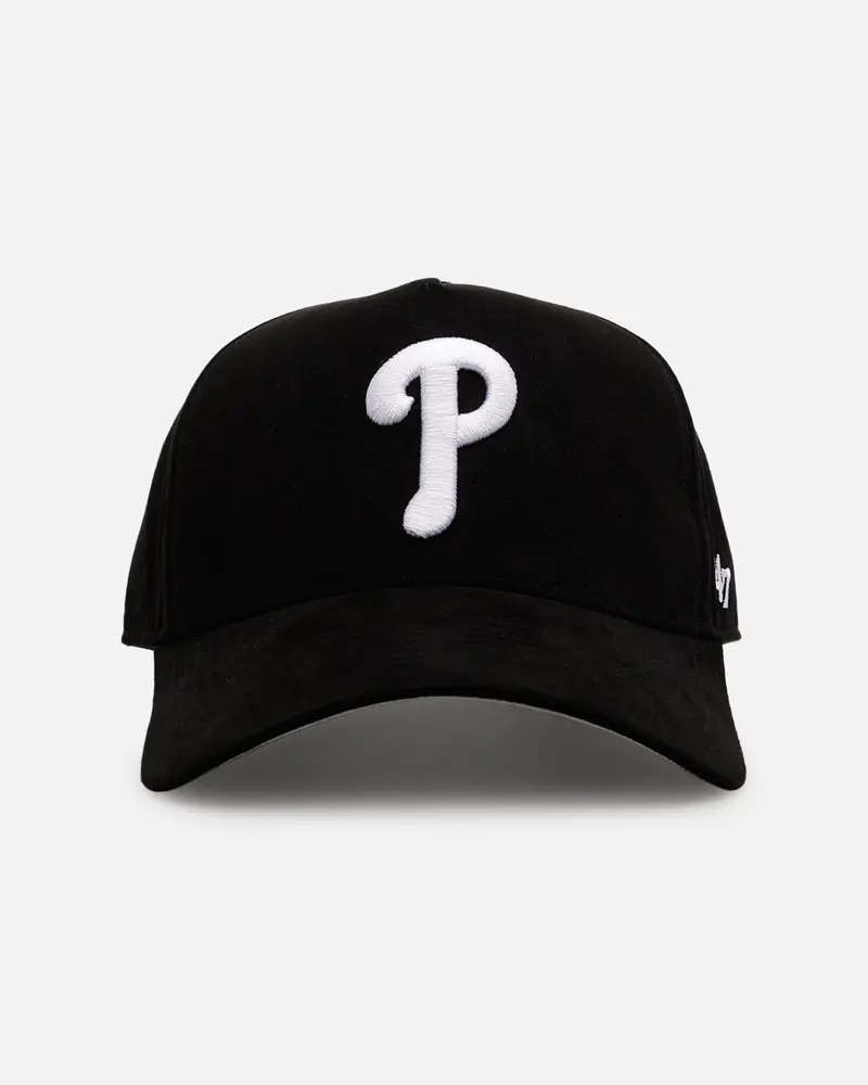 47 Brand Philadelphia Phillies 'Ultrasuede' 47 Mvp Strapback Black/White 1