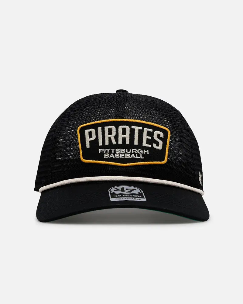 47 Brand Pittsburgh Pirates 'Mesh' Hitch Trucker Snapback Black 1