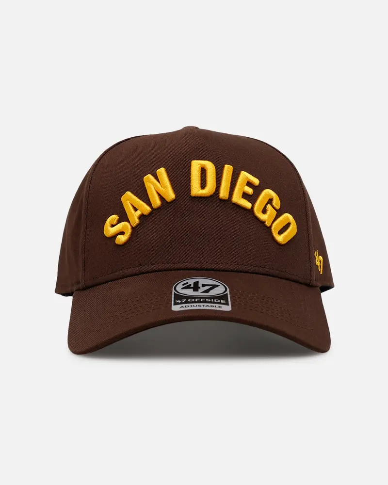 47 Brand San Diego Padres 'Arch' 47 Offside Snapback Official Team Color 1