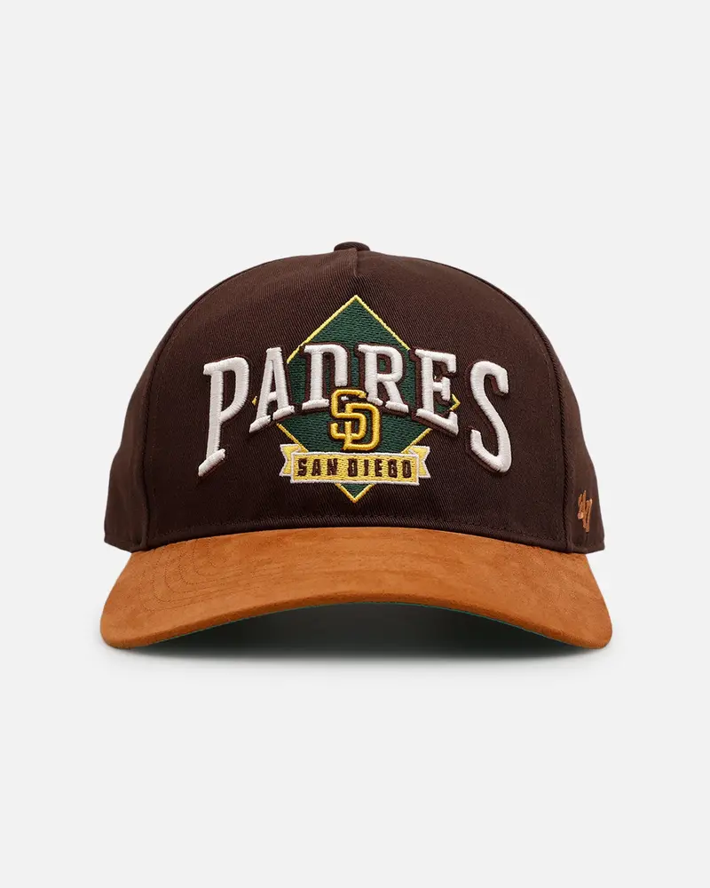 47 Brand San Diego Padres 'Diamond' 47 Offside Snapback Brown 1