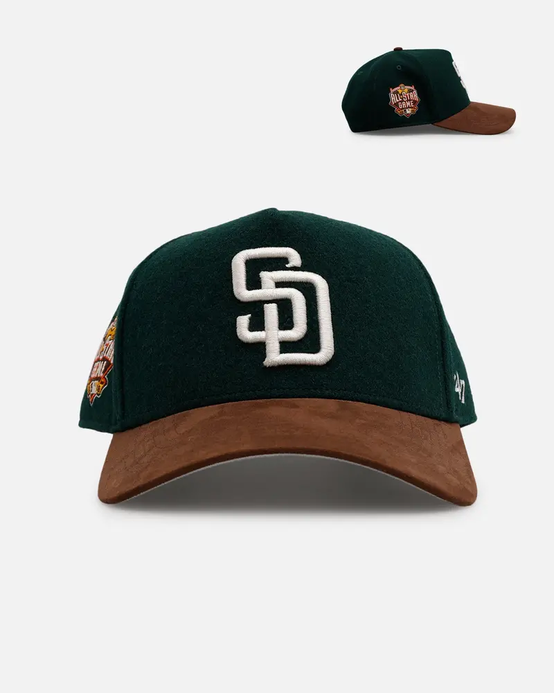 47 Brand San Diego Padres 'Fall Leaves' 47 Offside Snapback Green/Brown 1