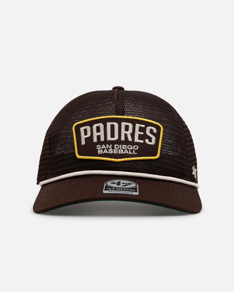 47 Brand San Diego Padres 'Mesh' Hitch Trucker Snapback Brown 1