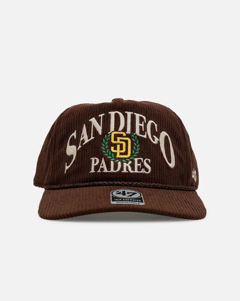 47 Brand San Diego Padres 'Pitchout' 47 Hitch Corduroy Snapback Brown 1