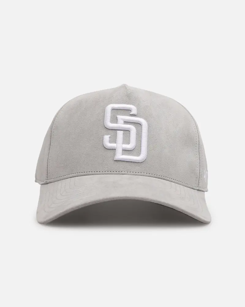 47 Brand San Diego Padres 'Ultrasuede' '47 Mvp Dt Strapback Gray/White 1