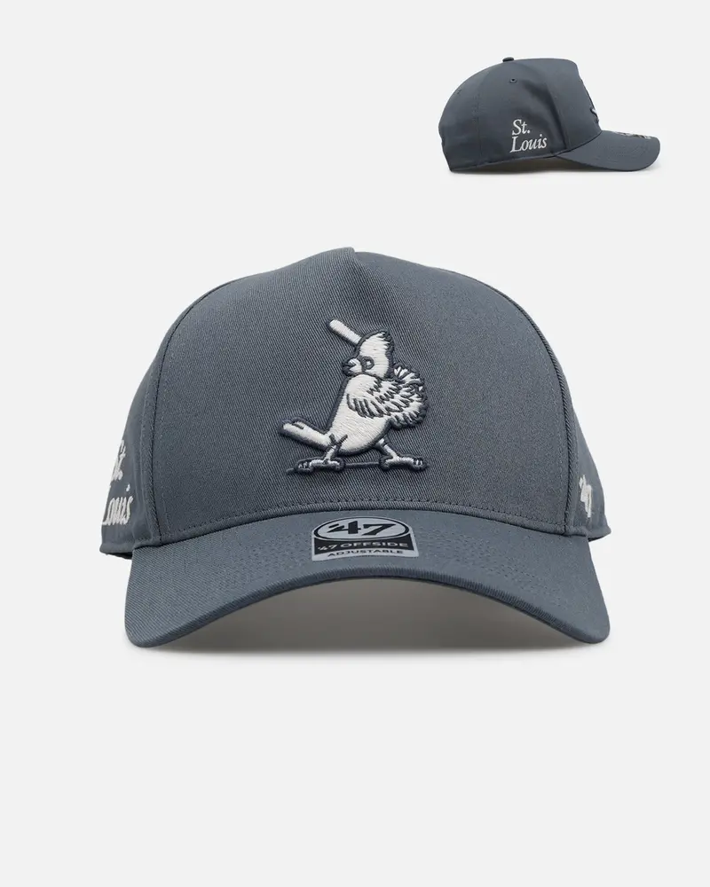 47 Brand St. Louis Cardinals 'Contemporary Basics' Offside Dt Snapback Dark Grey 1