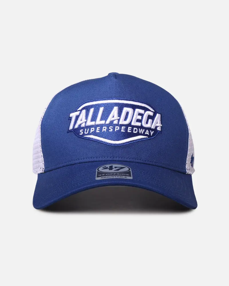 47 Brand Talladega Superspeedway 47 Offside Dt Trucker Snapback Royal/White 1