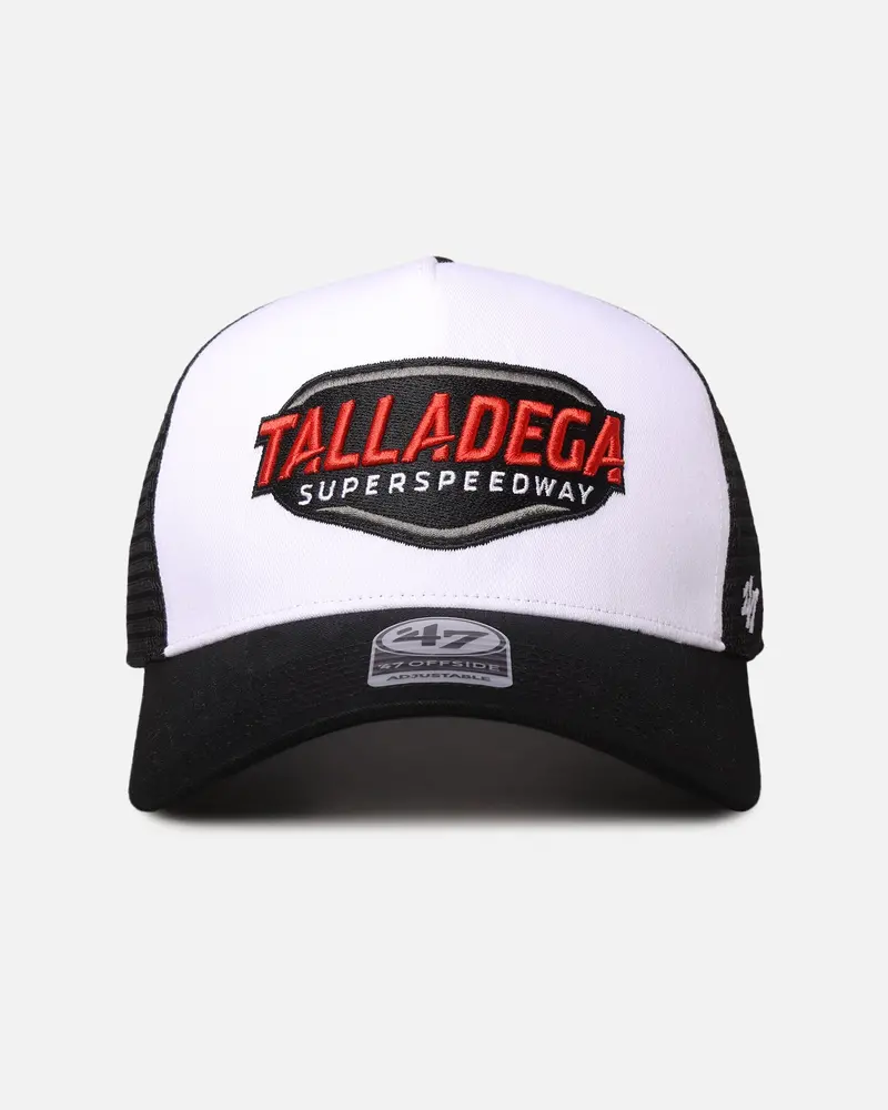 47 Brand Talladega Superspeedway 47 Offside Dt Trucker Snapback White/Black 1