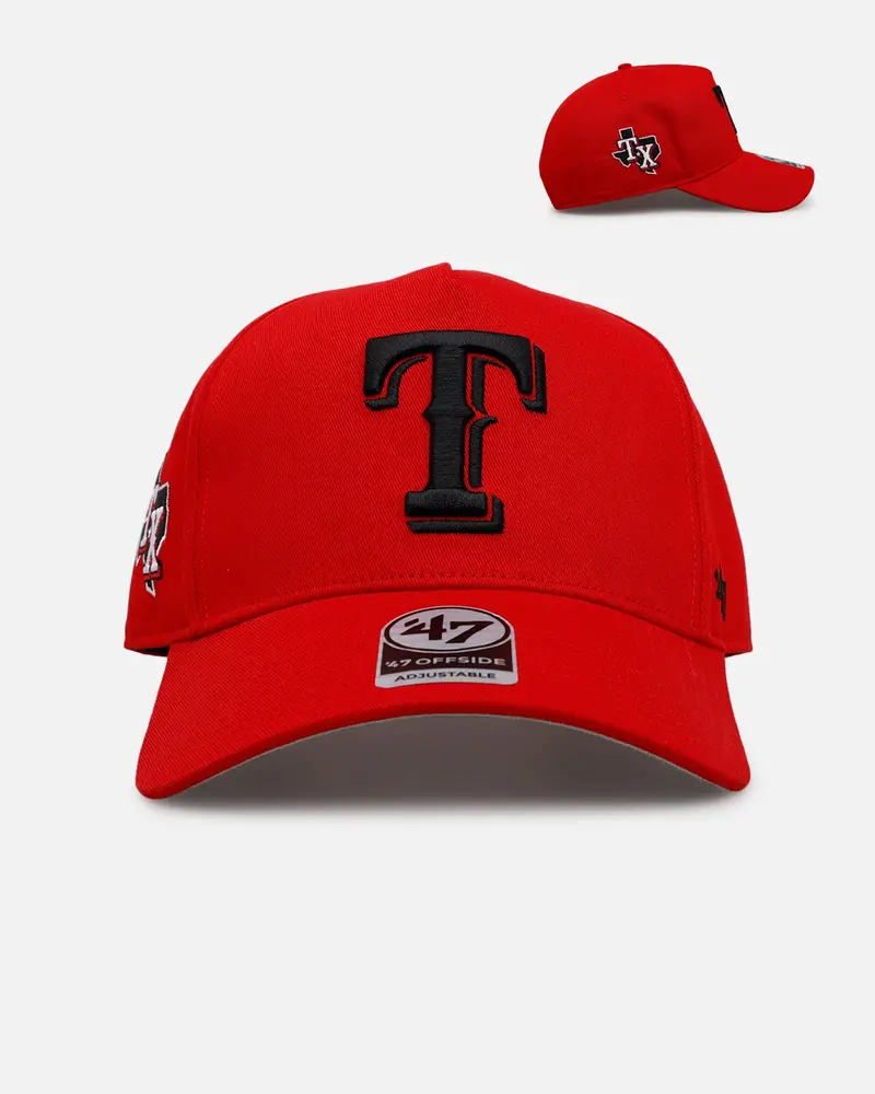47 Brand Texas Rangers 'Black And Red Variety Pack' 47 Offside Snapback Red/Black 1