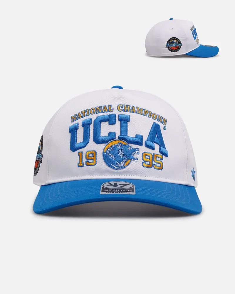 47 Brand Ucla 1995 'March Madness' Hitch Snapback White/Light Blue 1