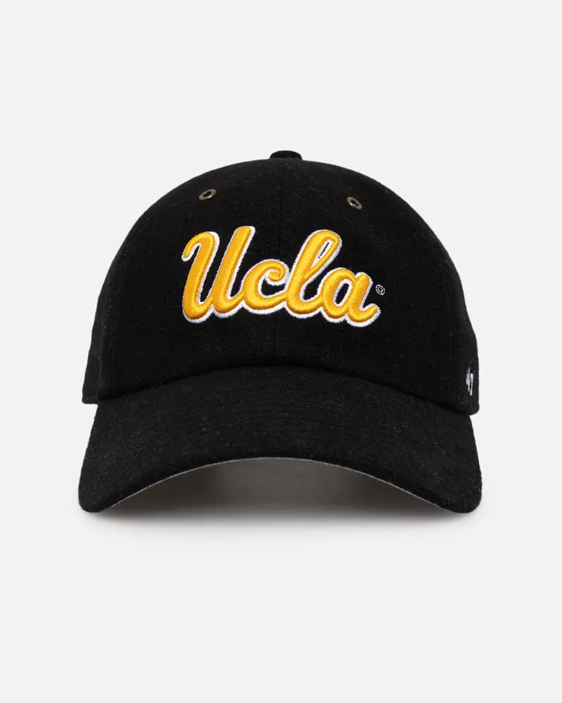 47 Brand Ucla Bruins Wooly Clean Up Strapback Black 1