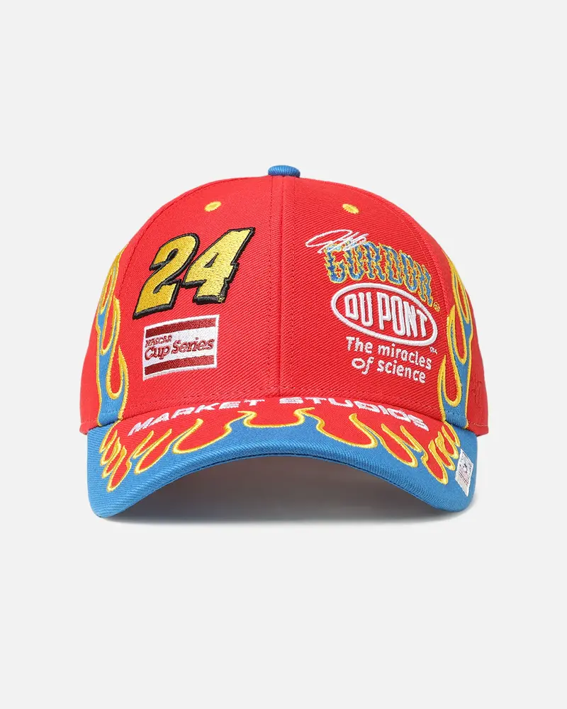 47 Brand X Market Studios 'Flames' 47 Mvp Strapback Torch Red 1