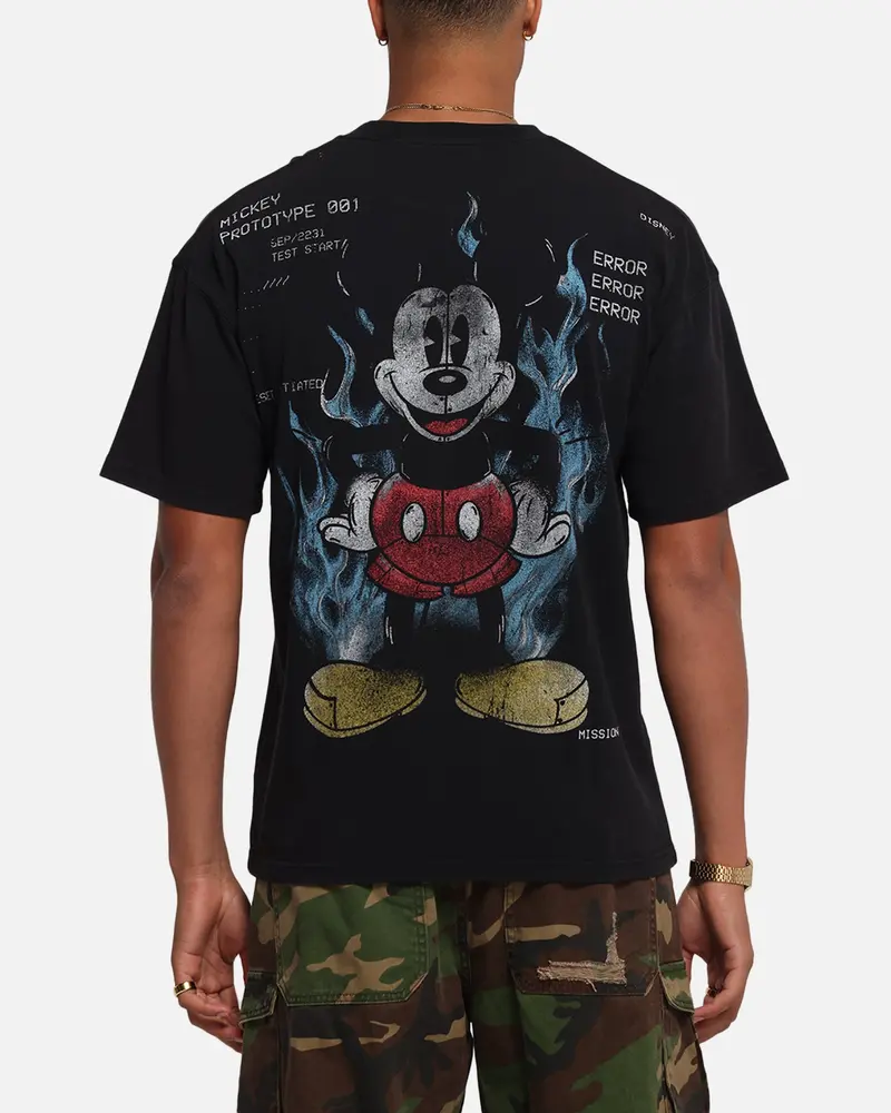 73Studio Disney Mickey Prototype 001 T-Shirt Black 1