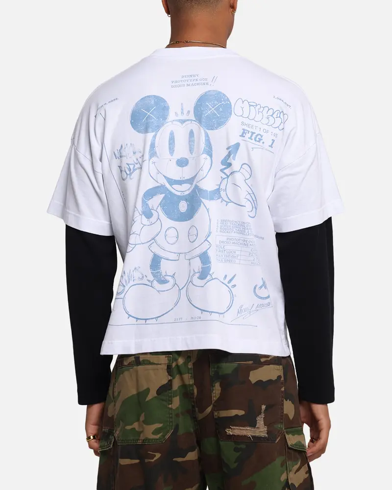 73Studio Disney Mickey Prototype Ii Long Sleeve T-Shirt White 1