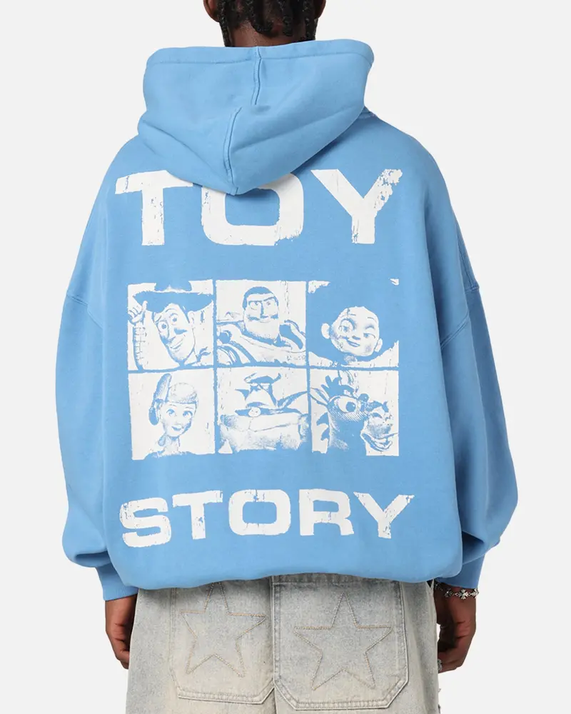 73Studio Disney Pixar Toy Story Coming Soon Premium Hoodie Washed Blue 1