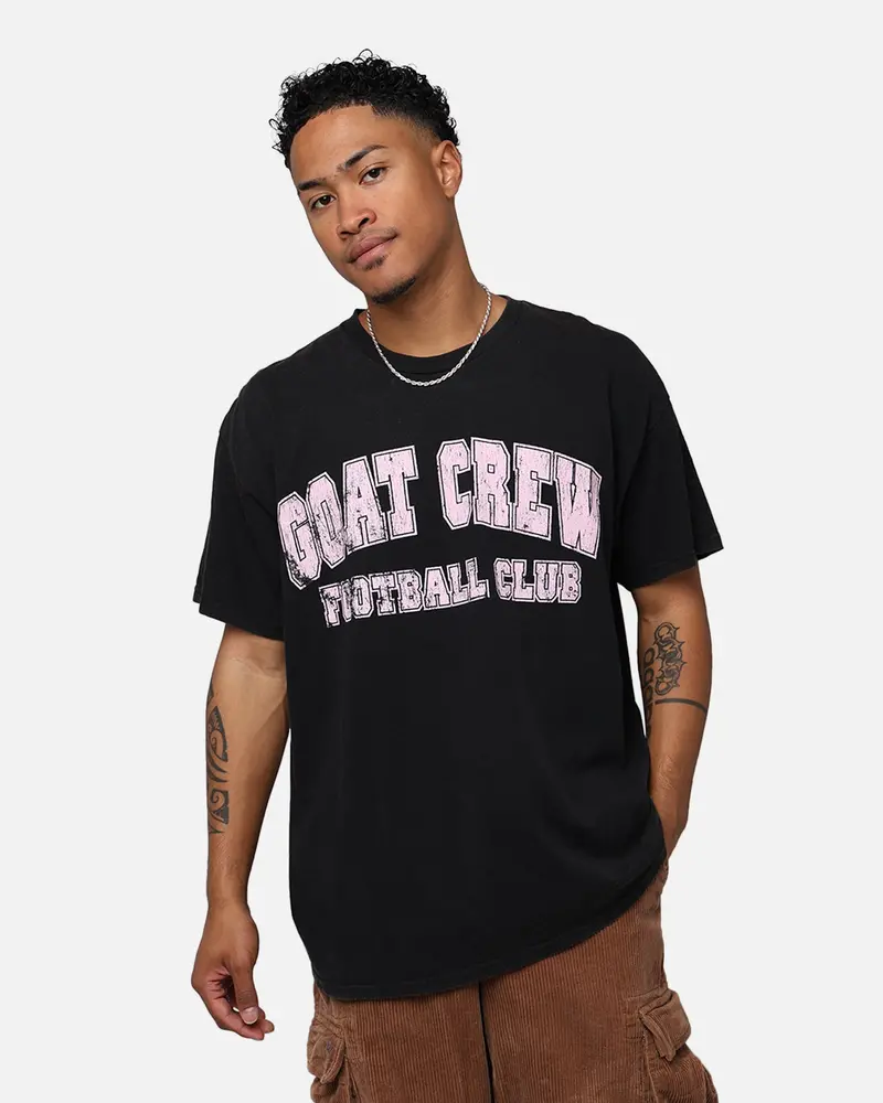 73Studio Football Club 10 T-Shirt Black Wash 1