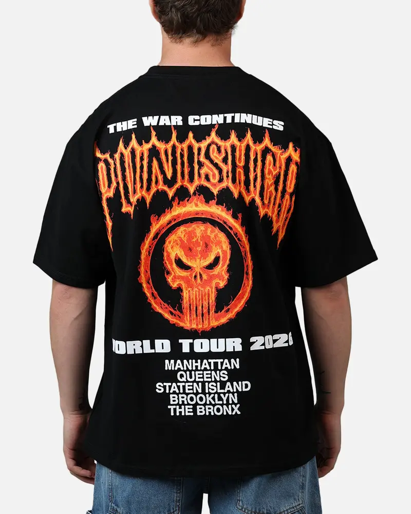 73Studio Marvel Punisher Vintage T-Shirt Black 1