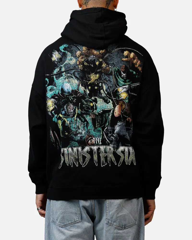 73Studio Marvel Sinister Six Premium Hoodie Black 1